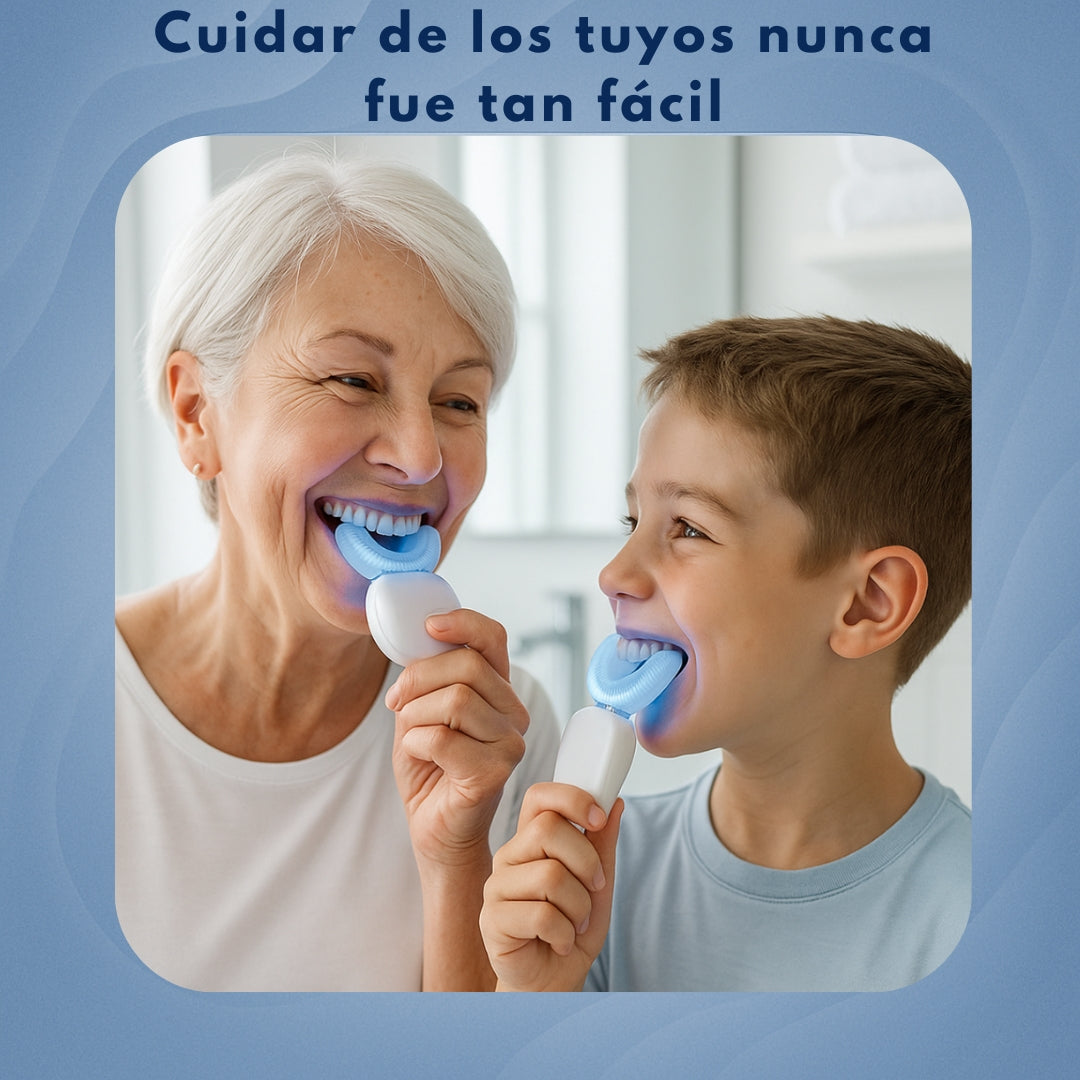 Cepillo de dientes inteligente Loyve - cepillado automático 360º en 30 segundos, inalámbrico y recargable.